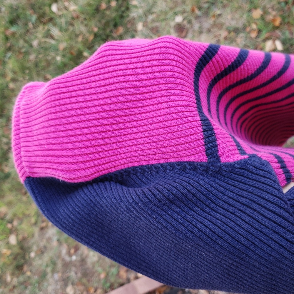 Lauren Ralph Lauren Stripe Cotton Long Sleeves Knit Sweatshirt Size L Preppy - Picture 15 of 15